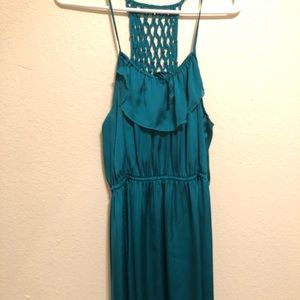 Green Spaghetti Strap Dress size M